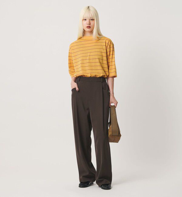 BEAUTY&YOUTH UNITED ARROWS「ポリエステルブレンド バックゴム ワイドパンツ ウォッシャブル 吸水速乾 防シワ」|その他|