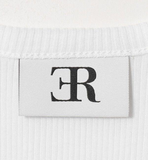 ER「＜ER＞RICH グラフィック リブ タンクトップ」|タンクトップ|