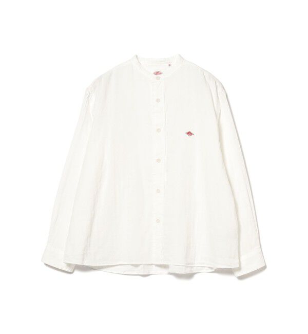 Ray BEAMS 「【別注】DANTON / ノーカラー シャツ　　26SS 日除け 紫外線対策 冷房対策 コットン 春夏」|シャツ・ブラウス|