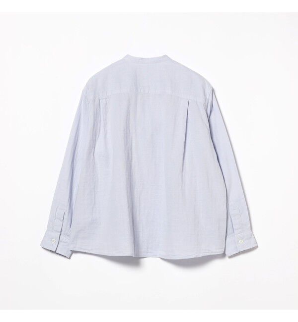 Ray BEAMS 「【別注】DANTON / ノーカラー シャツ　　26SS 日除け 紫外線対策 冷房対策 コットン 春夏」|シャツ・ブラウス|