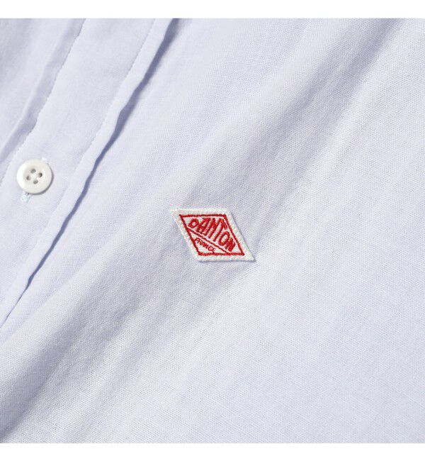 Ray BEAMS 「【別注】DANTON / ノーカラー シャツ　　26SS 日除け 紫外線対策 冷房対策 コットン 春夏」|シャツ・ブラウス|