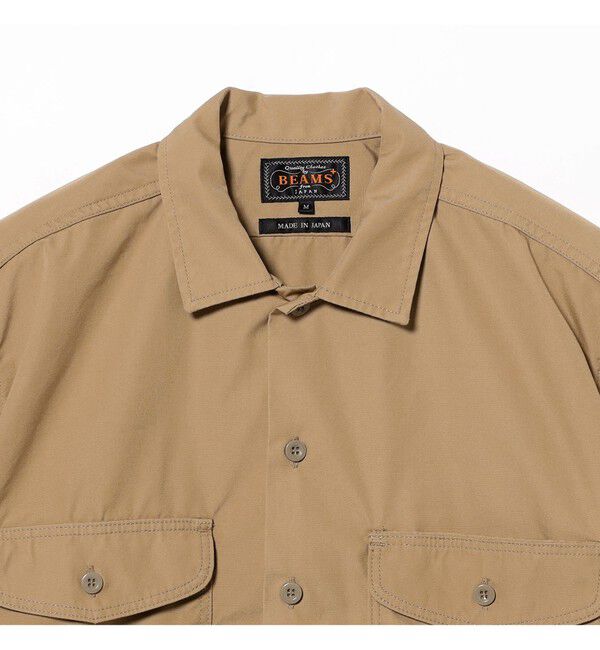 BEAMS「WORK Classic-fit T/C Twill」|シャツ・ブラウス|