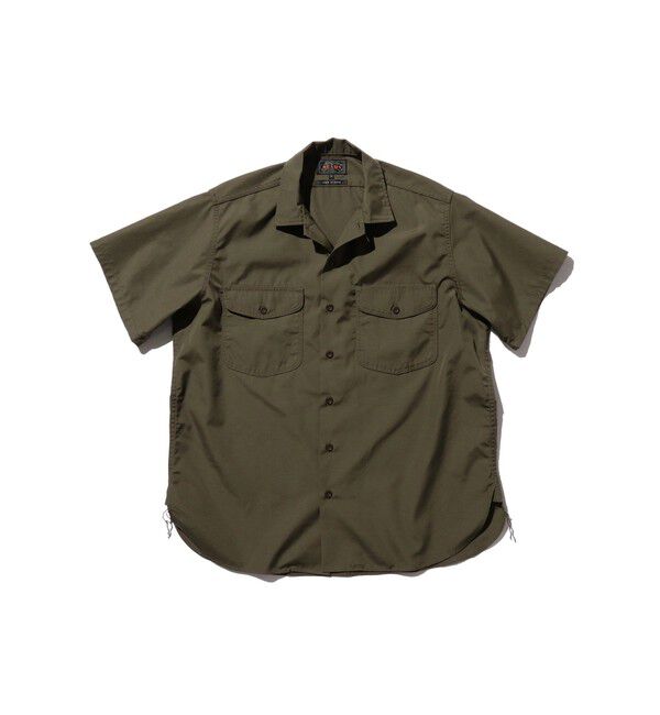 BEAMS「WORK Classic-fit T/C Twill」|シャツ・ブラウス|OLIVE
