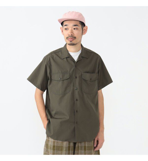 BEAMS「WORK Classic-fit T/C Twill」|シャツ・ブラウス|