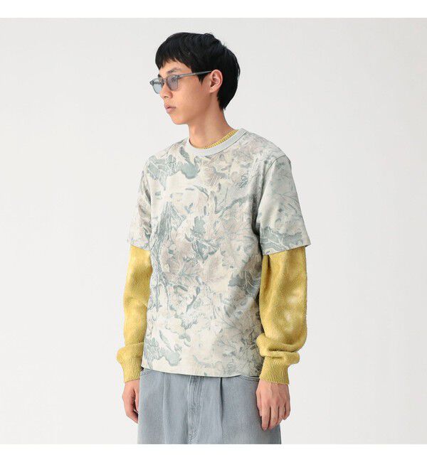 BEAMS「カモフラージュ プリント Tシャツ【ベーシックフィット】」|Tシャツ・カットソー|