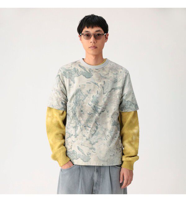 BEAMS「カモフラージュ プリント Tシャツ【ベーシックフィット】」|Tシャツ・カットソー|