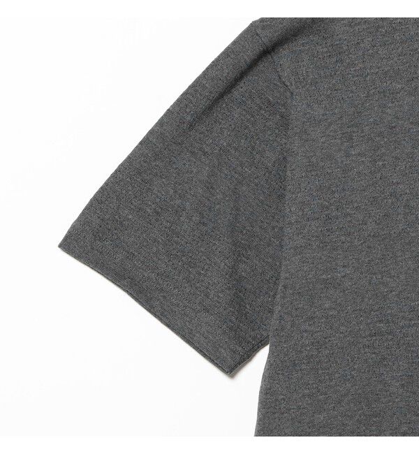 BEAMS「BEAMS｜メッシュ ボーダー ポロ【ワイドフィット】｜メンズ ポロシャツ トップス｜清涼感 」|ポロシャツ|