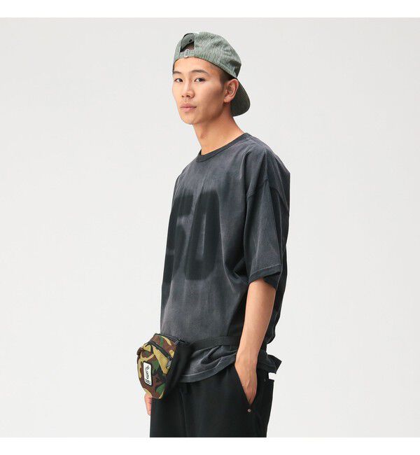 BEAMS「フェード ナンバリング Tシャツ【ワイドショートフィット】」|Tシャツ・カットソー|