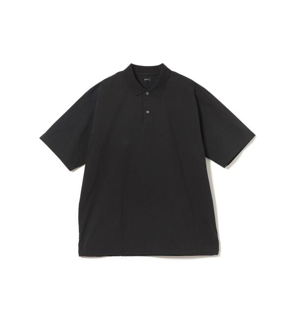 BEAMS「フェイク イン ポロシャツ」|ポロシャツ|BLACK