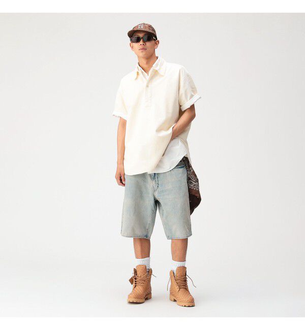 BEAMS「ミリタリー プルオーバー シャツ 【ワイドフィット】」|シャツ・ブラウス|