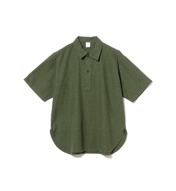 BEAMS「ミリタリー プルオーバー シャツ 【ワイドフィット】」|シャツ・ブラウス|OLIVE