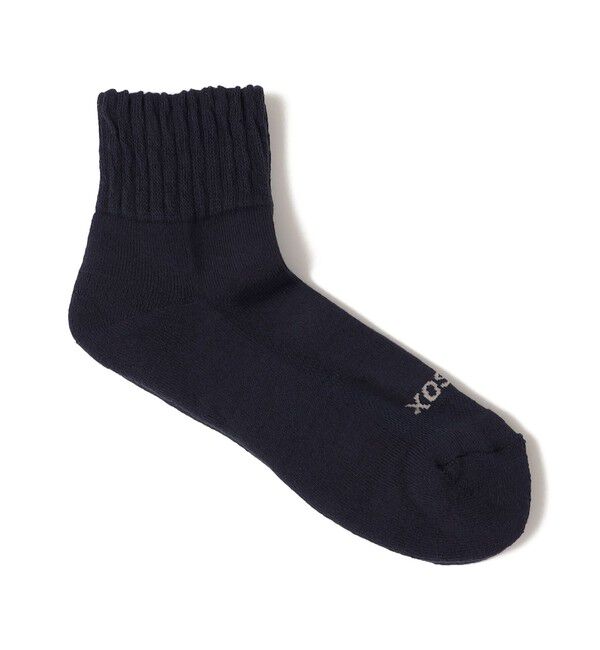 SHIPS any「VIBSOX:〈消臭・抗菌・防臭〉 ショート リブ ソックス」|ソックス|ネイビー