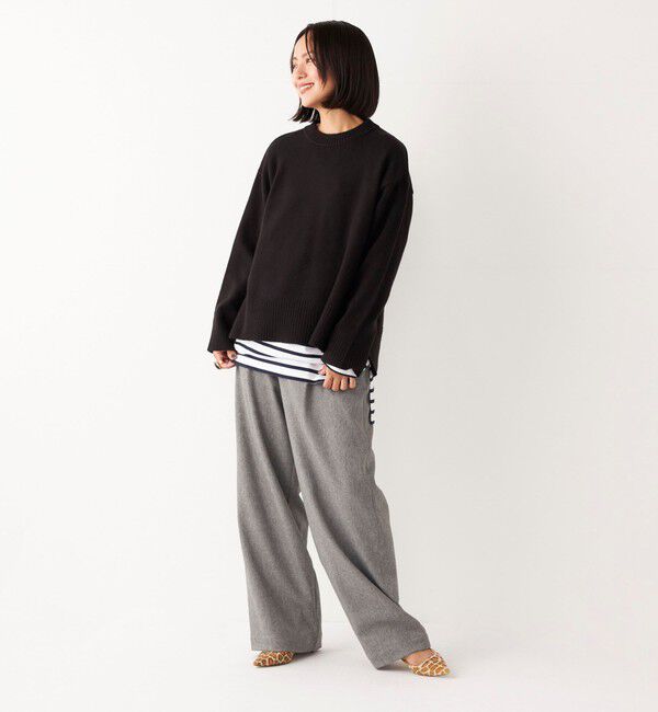 SHIPS Colors 「SHIPS Colors:〈手洗い可能〉フラッフィー クルーネック ニット◇」|ニット・セーター|