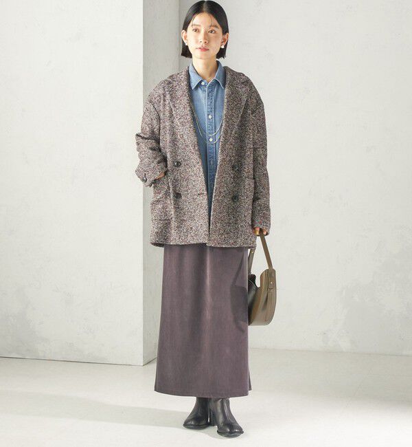 SHIPS for women「〈洗濯機可能〉7.8 oz デニム オーバー シャツ」|シャツ・ブラウス|