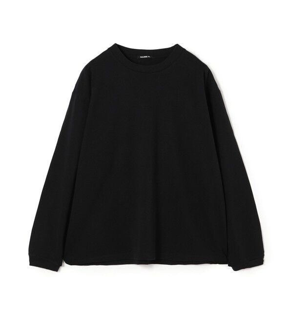 GALERIE VIE「コットン吊り天竺 ロングスリーブプルオーバー」|Tシャツ・カットソー|19 ブラック