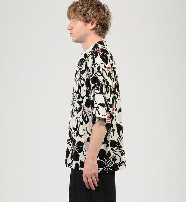 TOMORROWLAND BUYING WEAR「【別注】m's braque レーヨンオープンカラー ハーフスリーブシャツ」|シャツ・ブラウス|