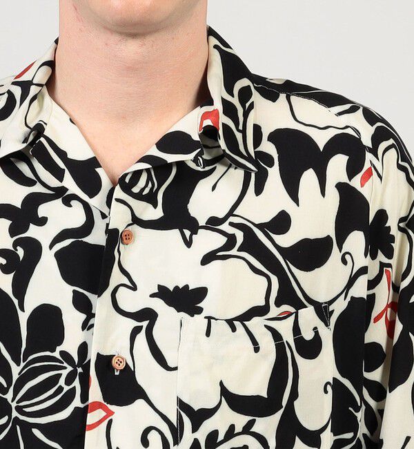 TOMORROWLAND BUYING WEAR「【別注】m's braque レーヨンオープンカラー ハーフスリーブシャツ」|シャツ・ブラウス|