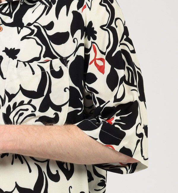 TOMORROWLAND BUYING WEAR「【別注】m's braque レーヨンオープンカラー ハーフスリーブシャツ」|シャツ・ブラウス|