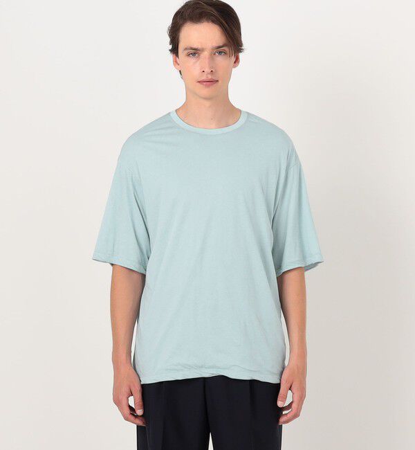 TOMORROWLAND MENS「スイスコットン ダブルフェイス ハイゲージTシャツ」|Tシャツ・カットソー|