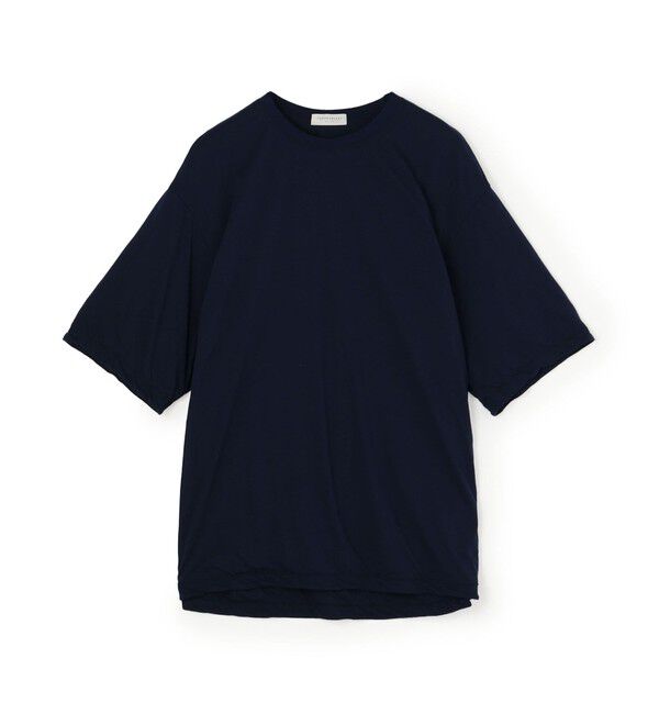 TOMORROWLAND MENS「スイスコットン ダブルフェイス ハイゲージTシャツ」|Tシャツ・カットソー|67 ネイビー