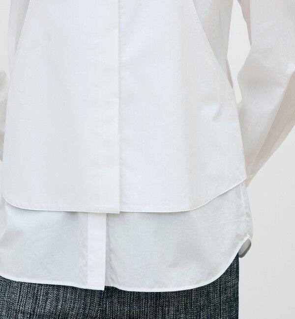 DES PRES「【WEB先行予約】ライトコンパクトコットン レイヤードシャツ」|シャツ・ブラウス|