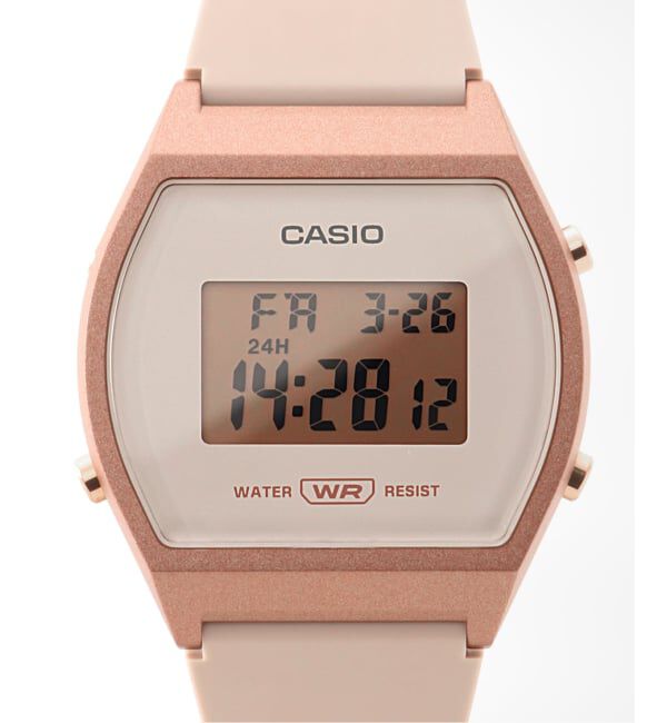 HIROB「Web限定 CASIO LW-204-4AJF Pink」|腕時計|