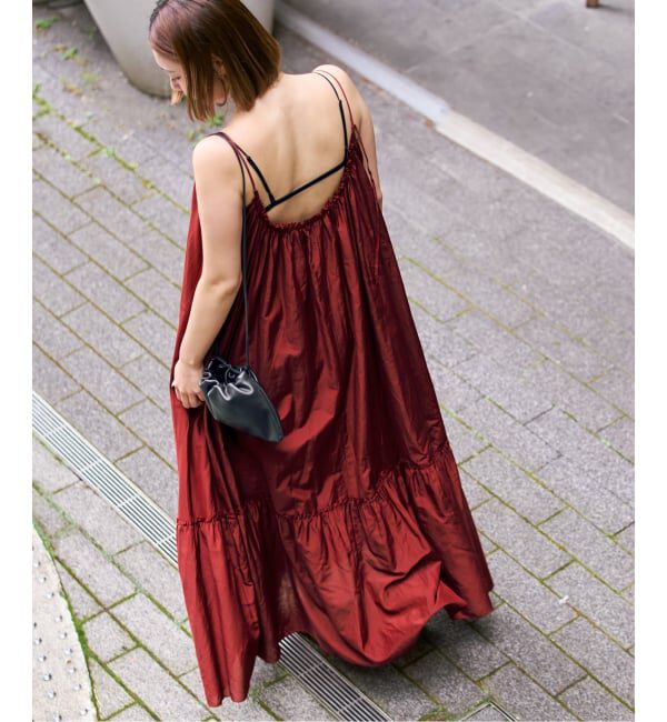 Plage「cotton/silk summer ワンピース」|ワンピース|レッド