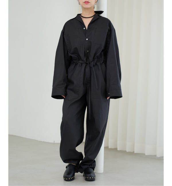 IENA LA BOUCLE「IENA LA BOUCLE オーガニックコットンタイプライターオールインワン」|オールインワン|