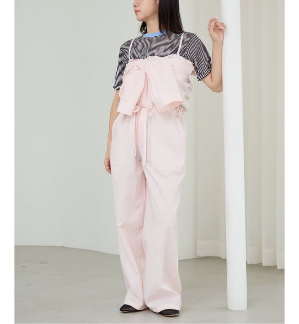 IENA LA BOUCLE「IENA LA BOUCLE オーガニックコットンタイプライターオールインワン」|オールインワン|