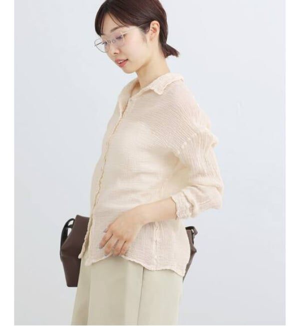IENA「《追加》LES ATELIERS FRANCAIS DE CONFECTION Blouse Desert PE26BLDESERTGDC」|シャツ・ブラウス|