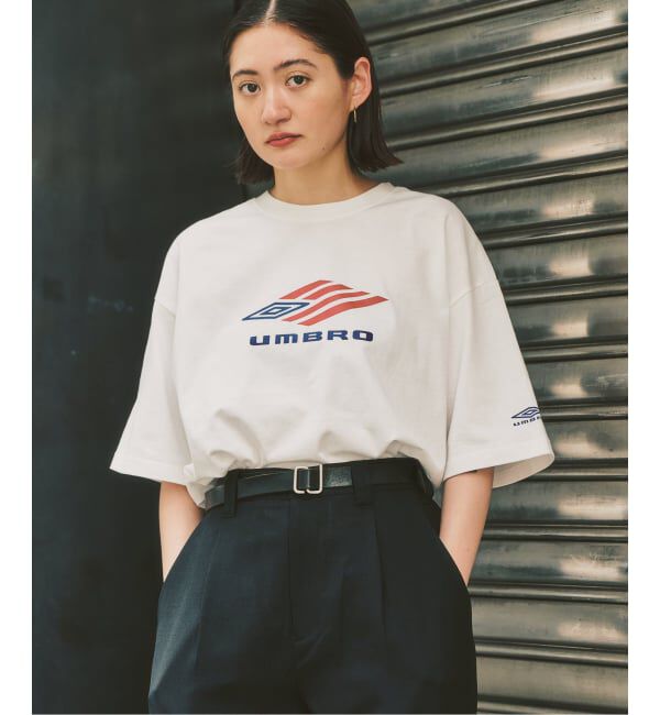 417 EDIFICE「UMBRO&times;417 USA26 FLAG LOGO TEE」|Tシャツ・カットソー|