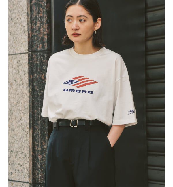 417 EDIFICE「UMBRO&times;417 USA26 FLAG LOGO TEE」|Tシャツ・カットソー|