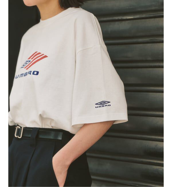 417 EDIFICE「UMBRO&times;417 USA26 FLAG LOGO TEE」|Tシャツ・カットソー|