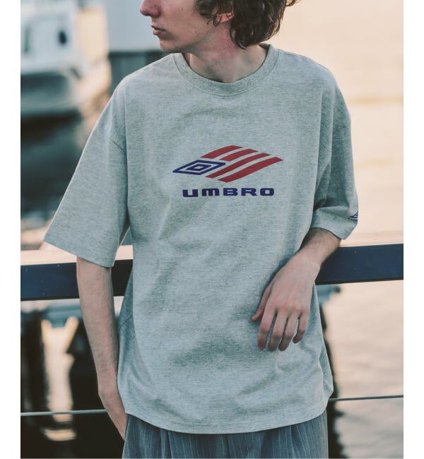 417 EDIFICE「UMBRO&times;417 USA26 FLAG LOGO TEE」|Tシャツ・カットソー|
