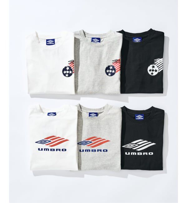 417 EDIFICE「UMBRO&times;417 USA26 FLAG LOGO TEE」|Tシャツ・カットソー|
