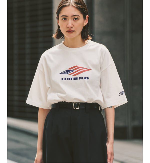 417 EDIFICE「UMBRO&times;417 USA26 FLAG LOGO TEE」|Tシャツ・カットソー|