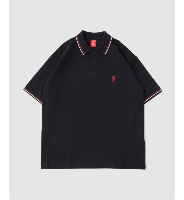 Liverpool FC「【Liverpool FC / リバプール FC】 LINE POLO SH」|Tシャツ・カットソー|ブラック