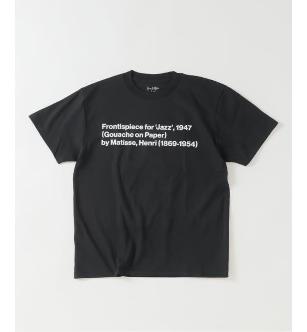 EDIFICE「Henri Matisse （マティス）別注 JAZZ Tシャツ」|Tシャツ・カットソー|ブラック A