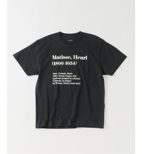 EDIFICE「Henri Matisse （マティス）別注 JAZZ Tシャツ」|Tシャツ・カットソー|ブラック B
