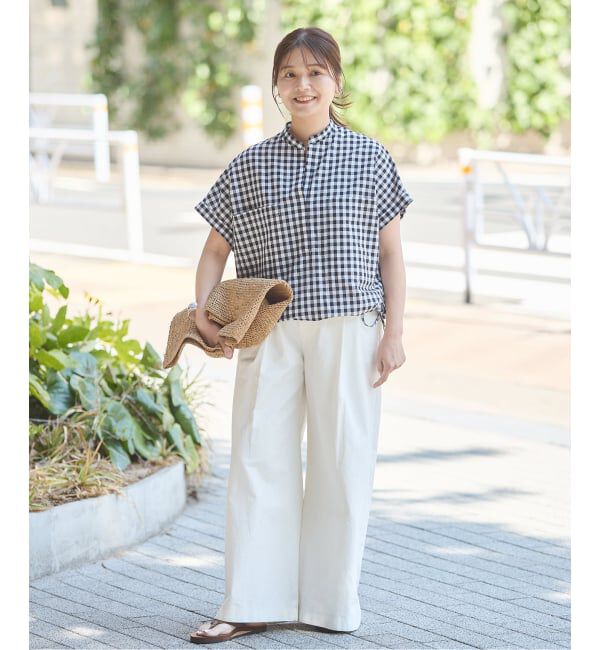 JOURNAL STANDARD「《追加》ハードマンズリネンコットンフレンチスリーブスキッパーシャツ」|シャツ・ブラウス|