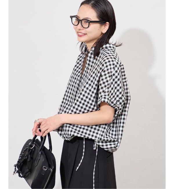 JOURNAL STANDARD「《追加》ハードマンズリネンコットンフレンチスリーブスキッパーシャツ」|シャツ・ブラウス|