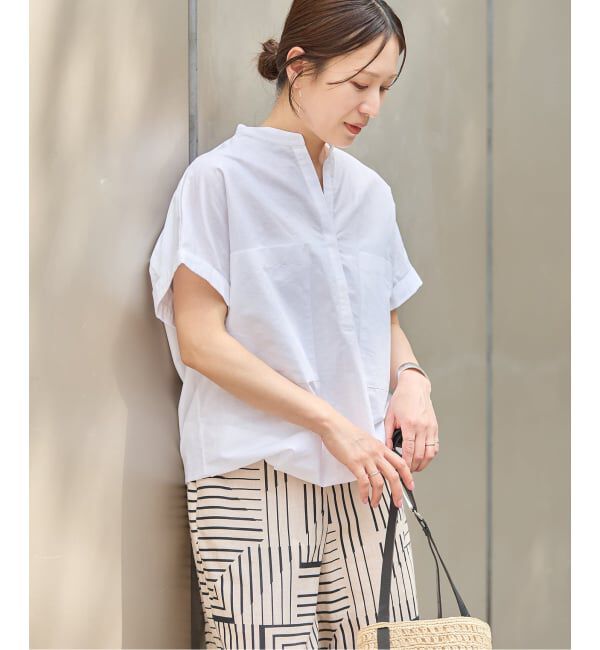 JOURNAL STANDARD「《追加》ハードマンズリネンコットンフレンチスリーブスキッパーシャツ」|シャツ・ブラウス|