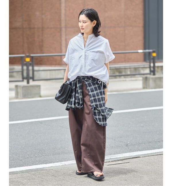 JOURNAL STANDARD「《追加》ハードマンズリネンコットンフレンチスリーブスキッパーシャツ」|シャツ・ブラウス|