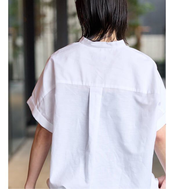 JOURNAL STANDARD「《追加》ハードマンズリネンコットンフレンチスリーブスキッパーシャツ」|シャツ・ブラウス|