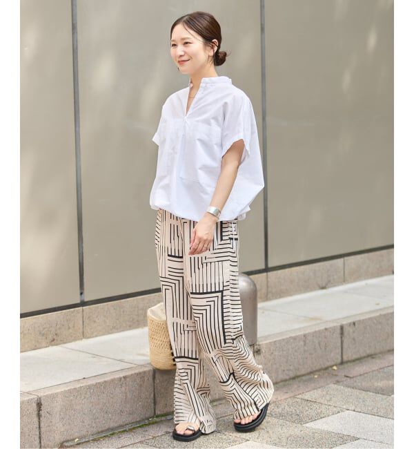 JOURNAL STANDARD「《追加》ハードマンズリネンコットンフレンチスリーブスキッパーシャツ」|シャツ・ブラウス|