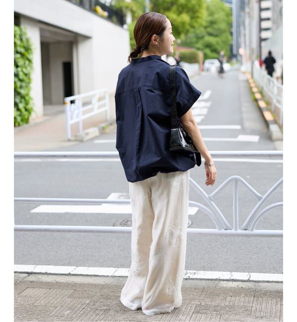 JOURNAL STANDARD「《追加》ハードマンズリネンコットンフレンチスリーブスキッパーシャツ」|シャツ・ブラウス|