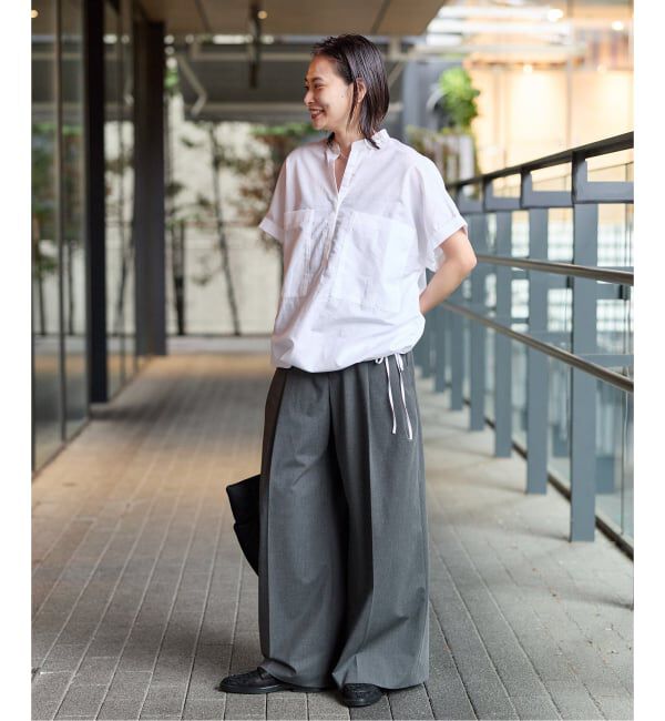 JOURNAL STANDARD「《追加》ハードマンズリネンコットンフレンチスリーブスキッパーシャツ」|シャツ・ブラウス|