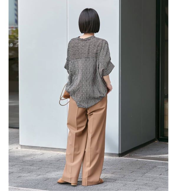 journal standard L'essage「《追加》DEVEAUX GOLDラメモノトーンシャツ」|シャツ・ブラウス|