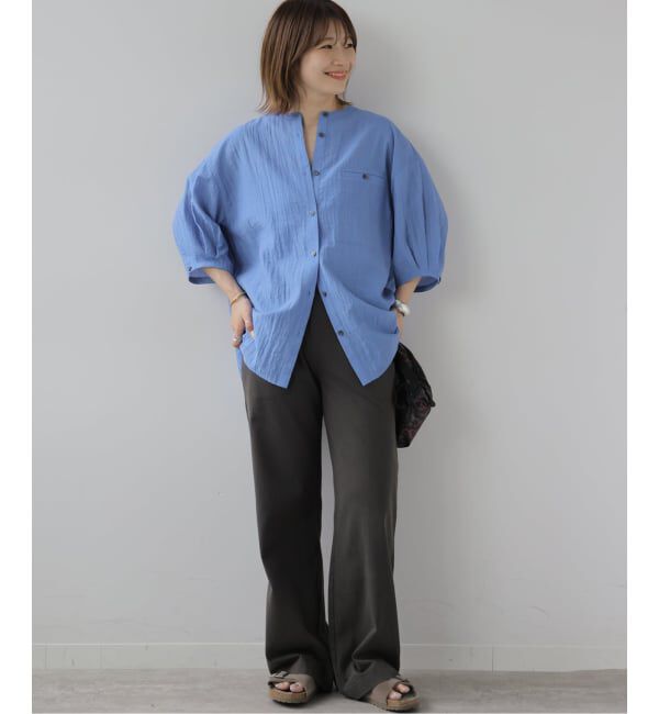 JOURNAL STANDARD relume「タックハーフスリーブシャツ」|シャツ・ブラウス|
