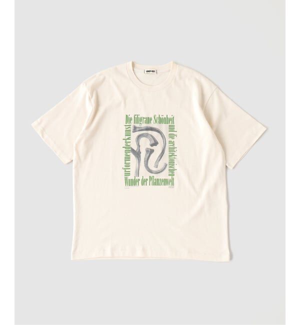 JOURNAL STANDARD「UNDYED / アンダイド 別注 Karl Blossfeldt フォトT」|Tシャツ・カットソー|ホワイト B